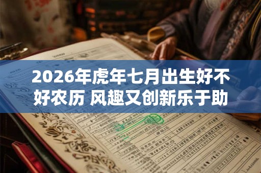 2026年虎年七月出生好不好农历 风趣又创新乐于助人 2026年虎年七月出生好不好农历 风趣又创新乐于助人