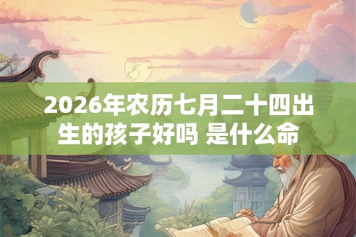 2026年农历七月二十四出生的孩子好吗 是什么命 2026年农历七月二十四出生的孩子好吗 是什么命