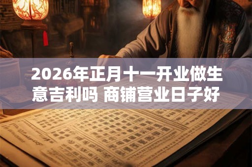 2026年正月十一开业做生意吉利吗 商铺营业日子好么
