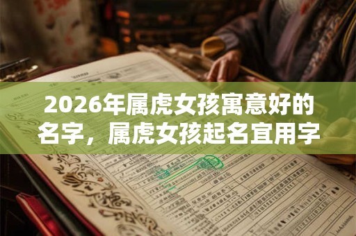2026年属虎女孩寓意好的名字，属虎女孩起名宜用字