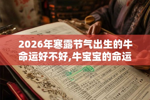 2026年寒露节气出生的牛命运好不好,牛宝宝的命运解析