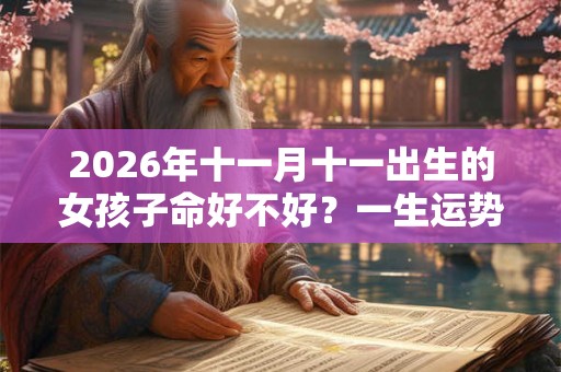2026年十一月十一出生的女孩子命好不好？一生运势咋样