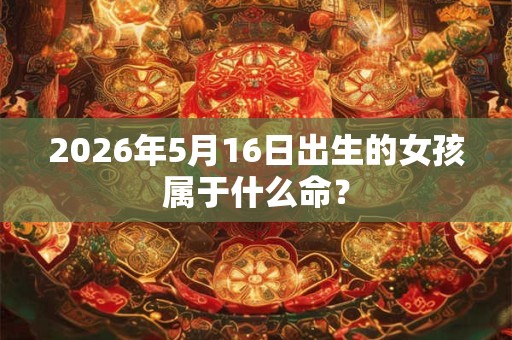 2026年5月16日出生的女孩属于什么命？