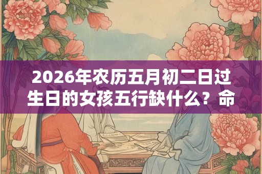 2026年农历五月初二日过生日的女孩五行缺什么？命运好吗
