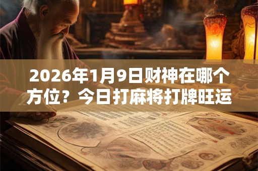 2026年1月9日财神在哪个方位？今日打麻将打牌旺运方位