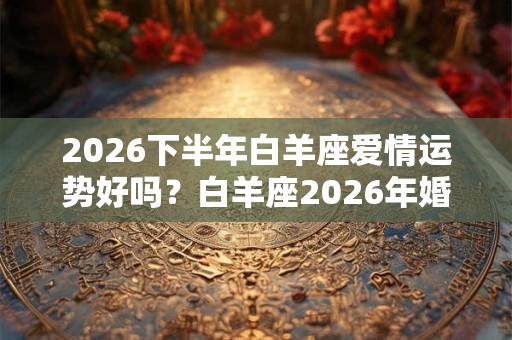 2026下半年白羊座爱情运势好吗？白羊座2026年婚姻运势怎么样
