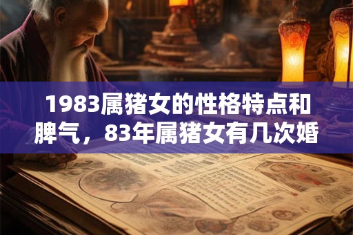 1983属猪女的性格特点和脾气,83年属猪女有几次婚姻? 1983属猪女的性格特点和脾气,83年属猪女有几次婚姻?