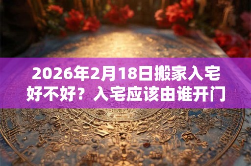 2026年2月18日搬家入宅好不好?入宅应该由谁开门? 2026年2月18日搬家入宅好不好?入宅应该由谁开门?