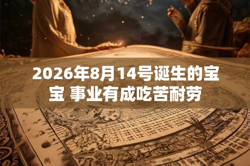 2026年8月14号诞生的宝宝 事业有成吃苦耐劳
