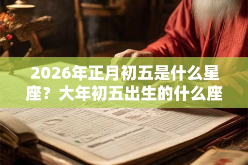 2026年正月初五是什么星座?大年初五出生的什么座 2026年正月初五是什么星座?大年初五出生的什么座