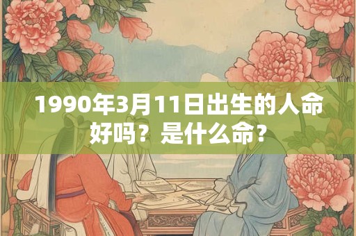 1990年3月11日出生的人命好吗？是什么命？