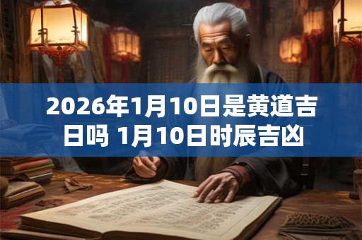 2026年1月10日是黄道吉日吗 1月10日时辰吉凶