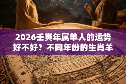 2026壬寅年属羊人的运势好不好？不同年份的生肖羊