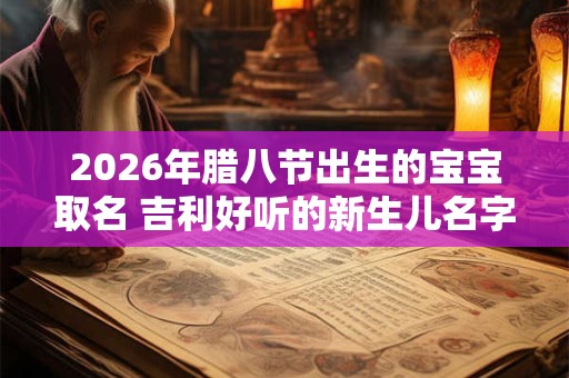 2026年腊八节出生的宝宝取名 吉利好听的新生儿名字 2026年腊八节出生的宝宝取名 吉利好听的新生儿名字