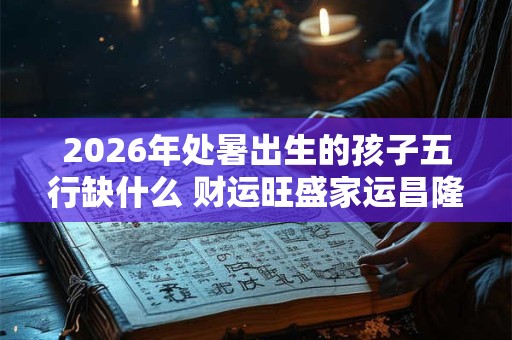 2026年处暑出生的孩子五行缺什么 财运旺盛家运昌隆 2026年处暑出生的孩子五行缺什么 财运旺盛家运昌隆