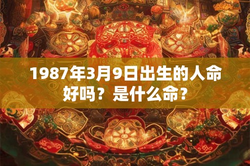 1987年3月9日出生的人命好吗？是什么命？
