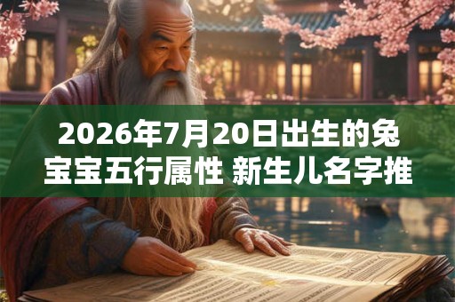 2026年7月20日出生的兔宝宝五行属性 新生儿名字推荐