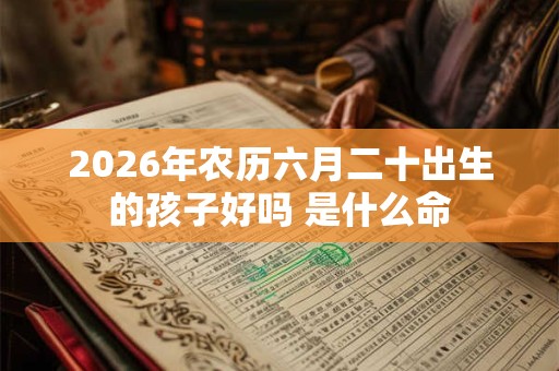 2026年农历六月二十出生的孩子好吗 是什么命