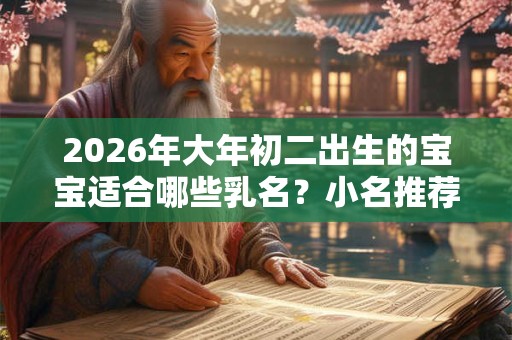 2026年大年初二出生的宝宝适合哪些乳名？小名推荐