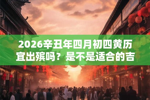 2026辛丑年四月初四黄历宜出殡吗？是不是适合的吉日？