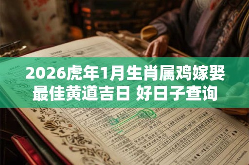 2026虎年1月生肖属鸡嫁娶最佳黄道吉日 好日子查询 2026虎年1月生肖属鸡嫁娶最佳黄道吉日 好日子查询