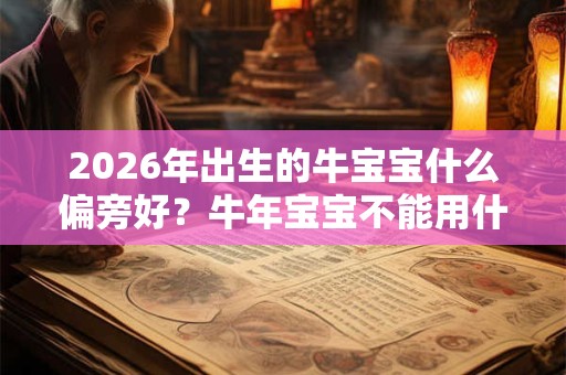 2026年出生的牛宝宝什么偏旁好？牛年宝宝不能用什么字？