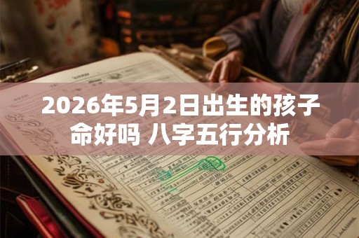 2026年5月2日出生的孩子命好吗 八字五行分析