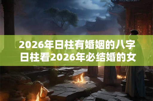 2026年日柱有婚姻的八字 日柱看2026年必结婚的女命