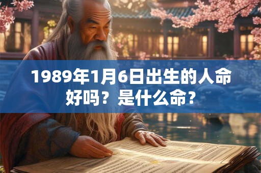 1989年1月6日出生的人命好吗？是什么命？