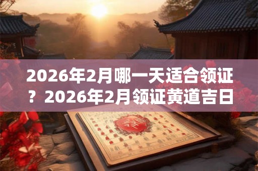 2026年2月哪一天适合领证？2026年2月领证黄道吉日