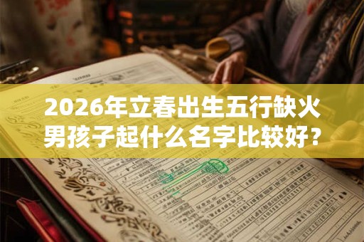2026年立春出生五行缺火男孩子起什么名字比较好? 2026年立春出生五行缺火男孩子起什么名字比较好?