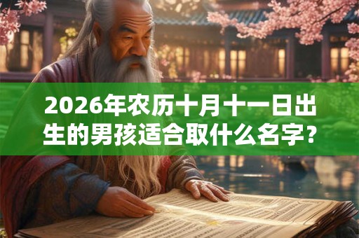 2026年农历十月十一日出生的男孩适合取什么名字？命运如何？