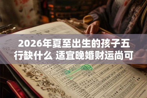 2026年夏至出生的孩子五行缺什么 适宜晚婚财运尚可