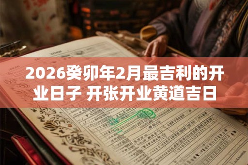 2026癸卯年2月最吉利的开业日子 开张开业黄道吉日 2026癸卯年2月最吉利的开业日子 开张开业黄道吉日