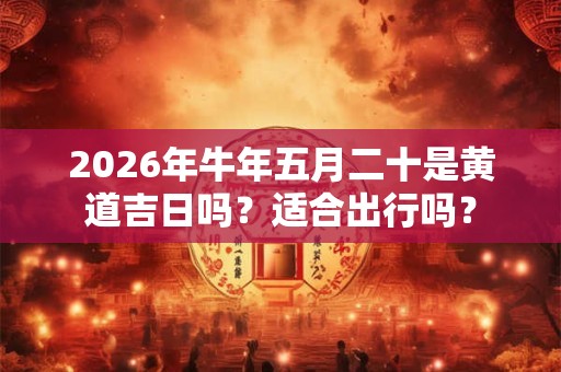 2026年牛年五月二十是黄道吉日吗？适合出行吗？