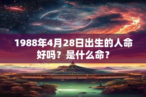 1988年4月28日出生的人命好吗？是什么命？