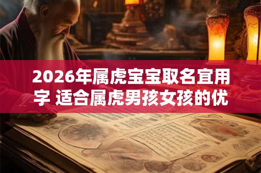 2026年属虎宝宝取名宜用字 适合属虎男孩女孩的优选名字 2026年属虎宝宝取名宜用字 适合属虎男孩女孩的优选名字
