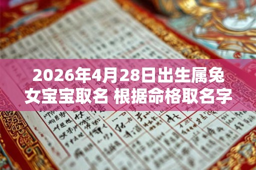 2026年4月28日出生属兔女宝宝取名 根据命格取名字 2026年4月28日出生属兔女宝宝取名 根据命格取名字