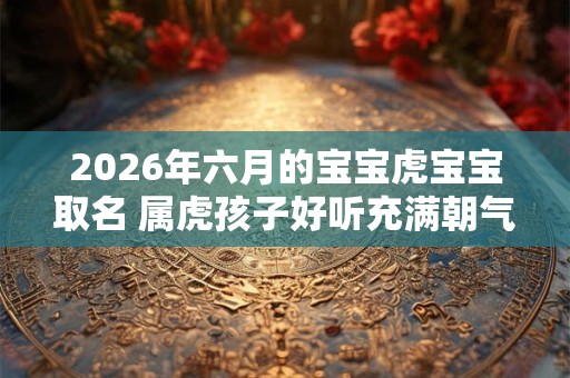 2026年六月的宝宝虎宝宝取名 属虎孩子好听充满朝气名 2026年六月的宝宝虎宝宝取名 属虎孩子好听充满朝气名