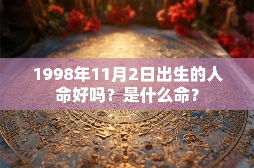 1998年11月2日出生的人命好吗？是什么命？
