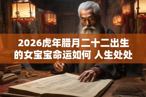 2026虎年腊月二十二出生的女宝宝命运如何 人生处处逢贵人