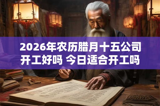 2026年农历腊月十五公司开工好吗 今日适合开工吗