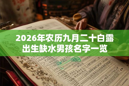 2026年农历九月二十白露出生缺水男孩名字一览 2026年农历九月二十白露出生缺水男孩名字一览