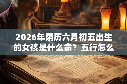 2026年阴历六月初五出生的女孩是什么命？五行怎么样？