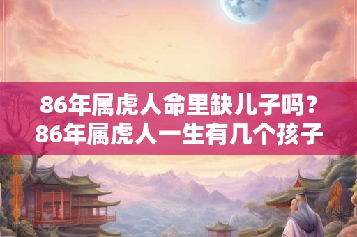 86年属虎人命里缺儿子吗?86年属虎人一生有几个孩子? 86年属虎人命里缺儿子吗?86年属虎人一生有几个孩子?