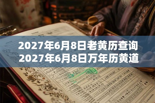 2027年6月8日老黄历查询 2027年6月8日万年历黄道吉日 2027年6月8日老黄历查询 2027年6月8日万年历黄道吉日