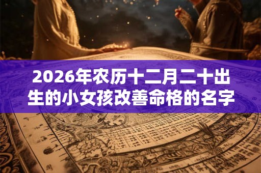 2026年农历十二月二十出生的小女孩改善命格的名字