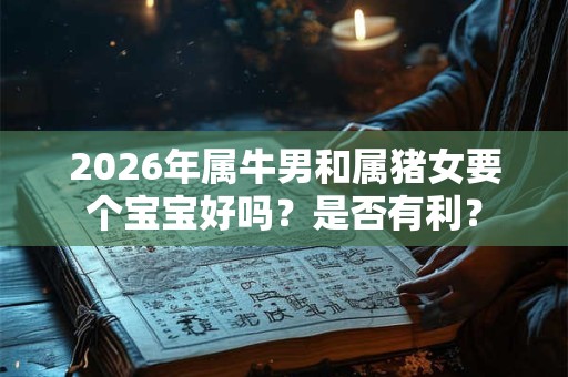 2026年属牛男和属猪女要个宝宝好吗?是否有利? 2026年属牛男和属猪女要个宝宝好吗?是否有利?