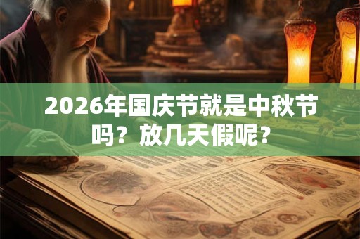 2026年国庆节就是中秋节吗？放几天假呢？