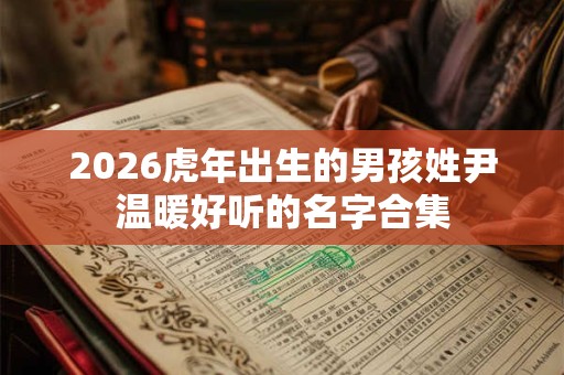 2026虎年出生的男孩姓尹温暖好听的名字合集 2026虎年出生的男孩姓尹温暖好听的名字合集